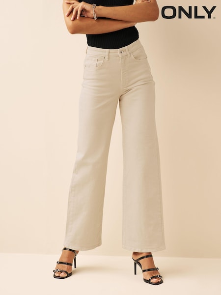 ONLY High Waisted Wide Leg Jean (Q41333) | €13