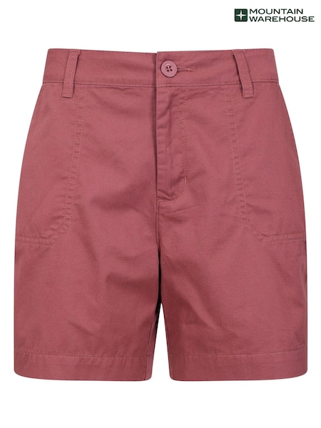 Roz - Șort Mountain Warehouse Bayside din bumbac organic 100% pentru femei (Q41364) | 82 LEI