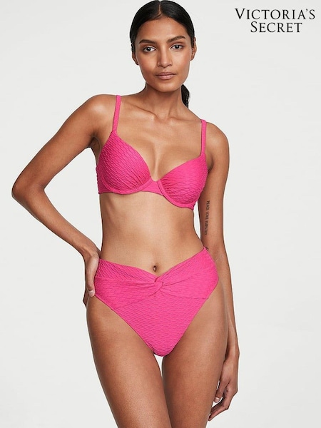 Victoria's Secret Forever Pink Fishnet Padded Swim Bikini Top (Q42510) | €19.50