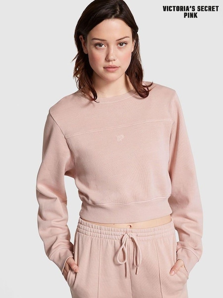 Victoria's Secret PINK Wanna Be Pink Fleece Crewneck Sweatshirt (Q43144) | €22