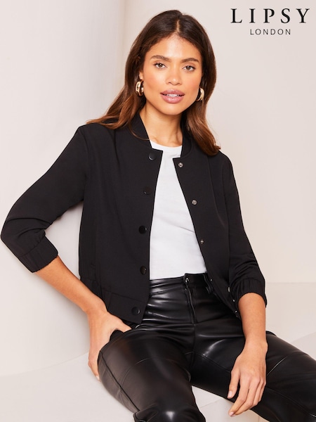 Черный - Lipsy Bomber Jacket (Q43161) | €20