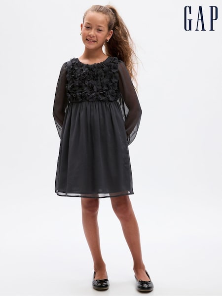 Gap Long Sleeve Flower Dress (4-13yrs) (Q43261) | 30 €