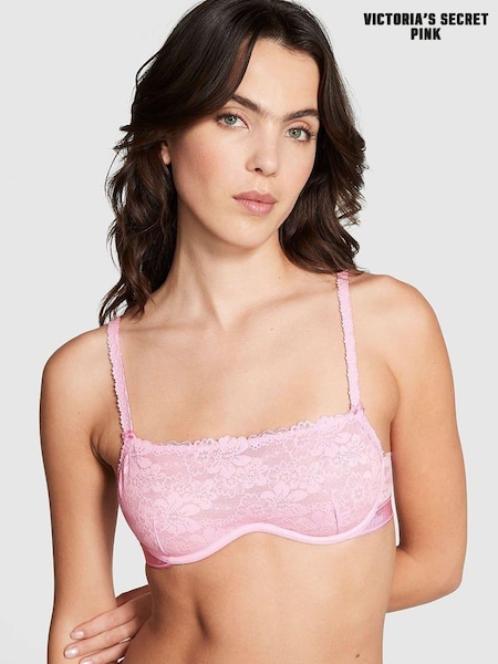 Victoria's Secret PINK Pink Bubble Unlined Demi Lace Bra (Q43525) | €33