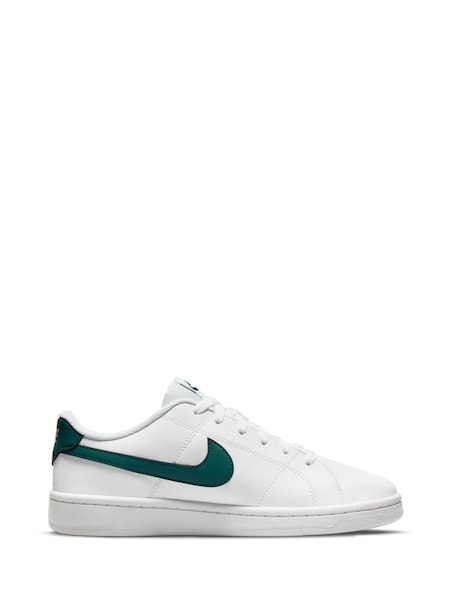 Nike White/Black Court Royale Low Trainers (Q43607) | €43