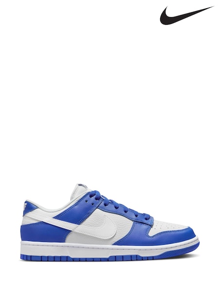 Nike Blue/White Dunk Low Trainers (Q43627) | €140