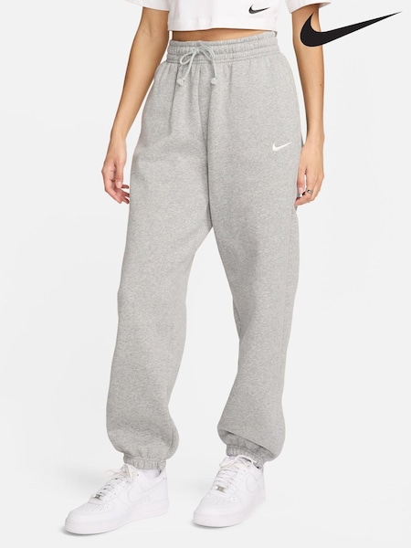 Nike Dark Grey Heather Oversized Phoenix Fleece HighWaisted Joggers (Q43706) | €78