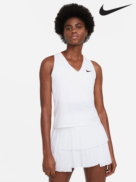 Nike White Court Victory Tennis Tank Top Vest (Q43752) | €26