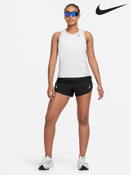 Nike White Dri-FIT Race Running Vest (Q43770) | €26