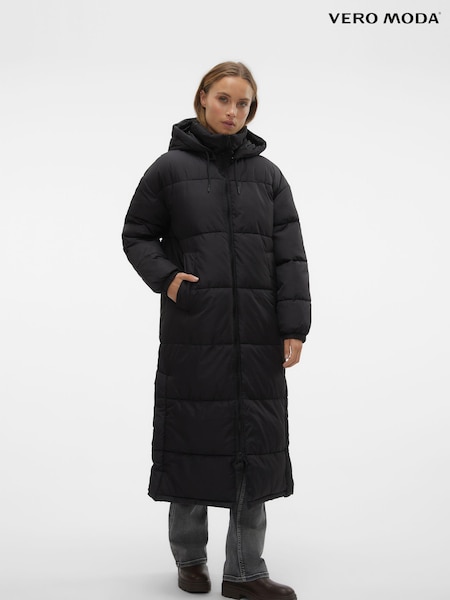 VERO MODA Longline Hooded Padded Coat (Q43847) | 391 LEI