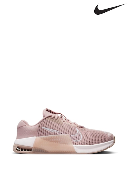 Nike Pink White Metcon 9 EasyOn Training Trainers (Q43965) | €79