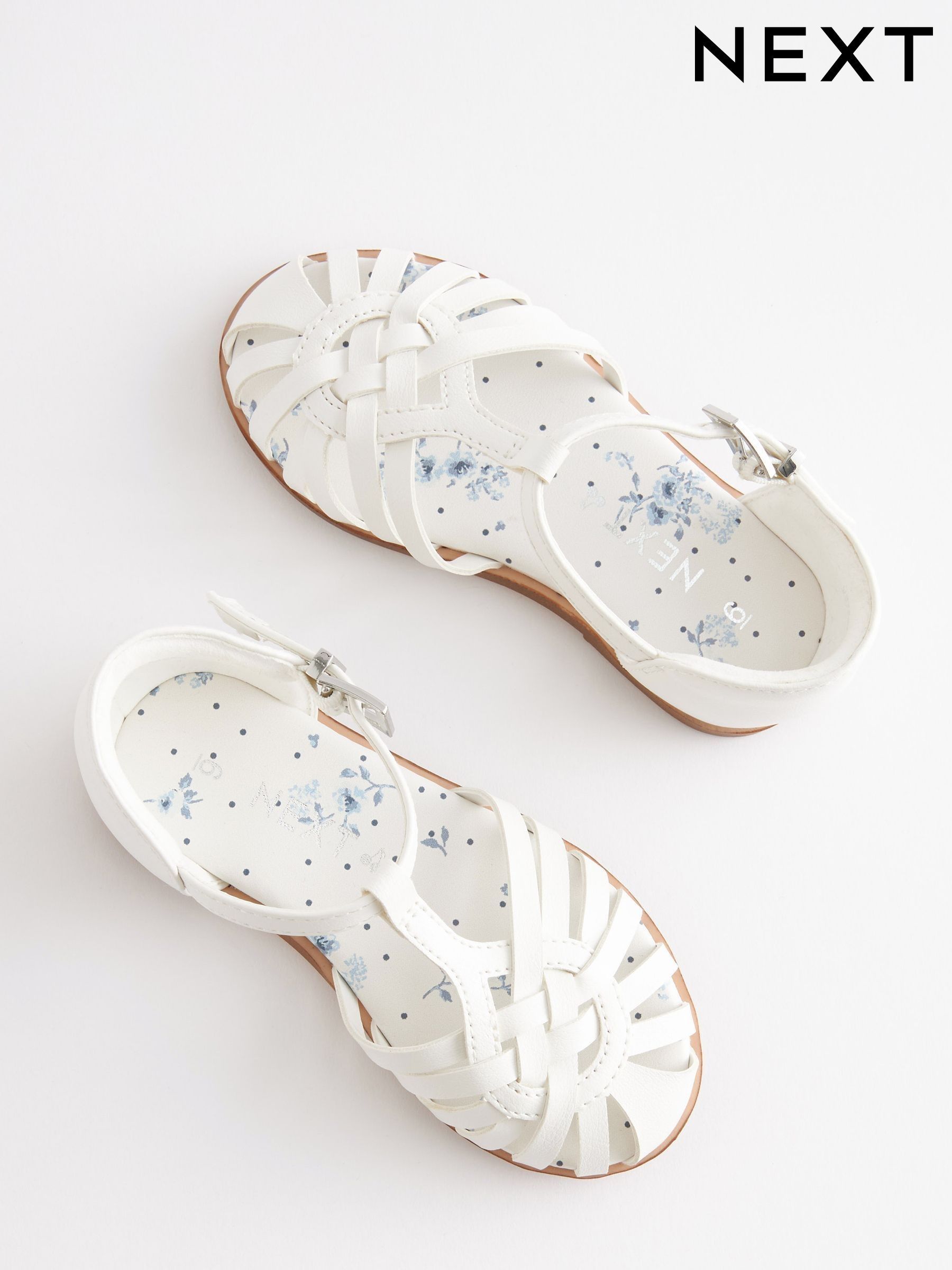 Girls White Sandals White Silders Flip Flops Next Ireland