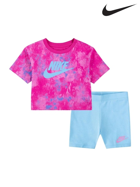 Nike Little Kids Tie Dye T-Shirt and Shorts Set (Q45136) | 146 LEI
