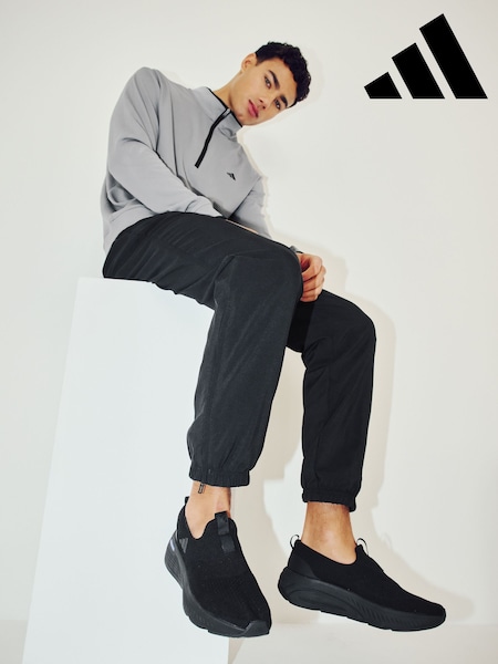 adidas Black Cloudfoam Go Lounger Trainers (Q45170) | AZN 125