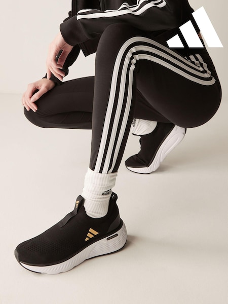 adidas Black/Gold Cloudfoam Go Shoes (Q45190) | kr857
