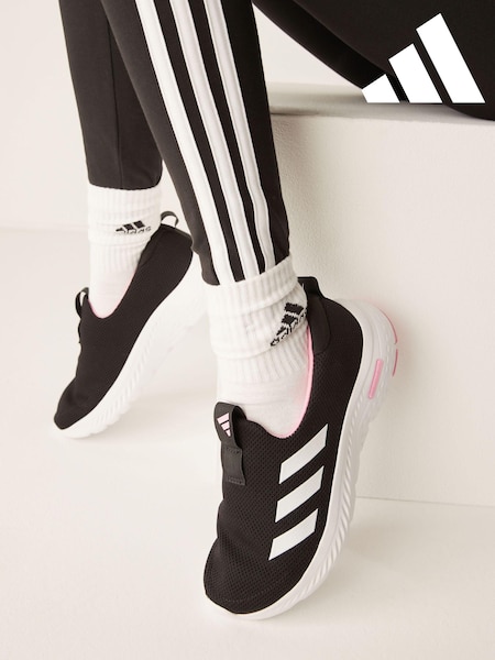 adidas Black/Pink Cloudfoam Move Lounger In Trainers (Q45217) | €30
