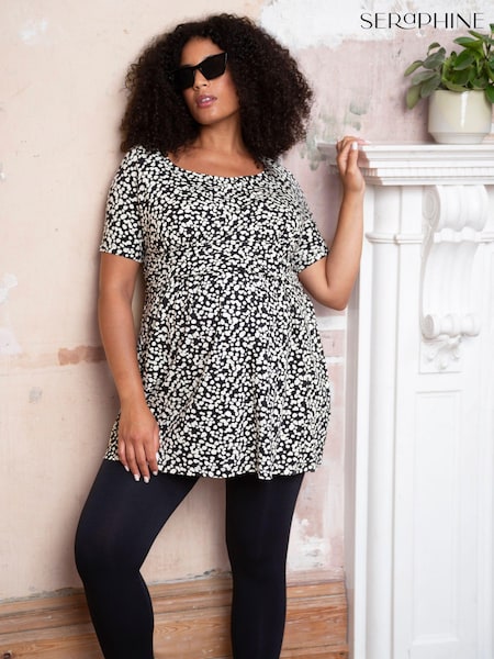 Seraphine Jersey Nursing Black Tunic (Q45714) | €21