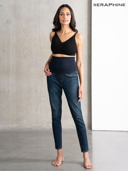 Seraphine Blue Post Maternity Skinny Jeans (Q45716) | €91