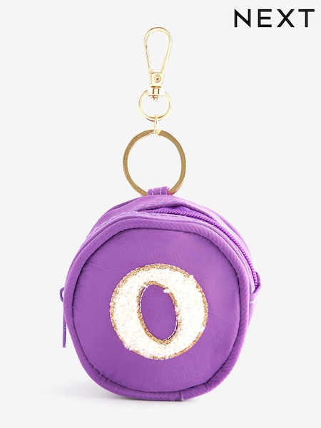 Purple Inital Key Ring Purse (Q45766) | AED11