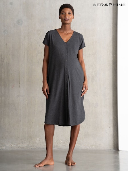 Seraphine Black Midi Birthing and Maternity Dress (Q48020) | 2,704 UAH