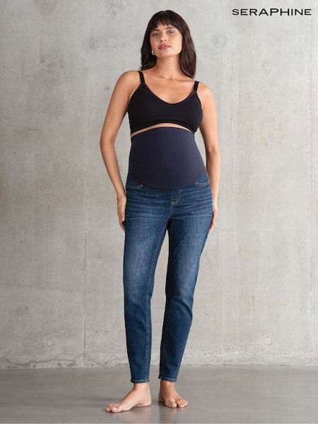 Seraphine Blue Skinny Maternity Jeans (Q48030) | €73