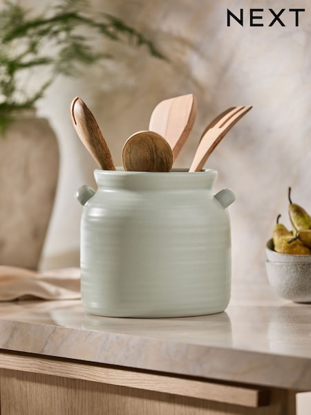 Large Ceramic Utensil Pot