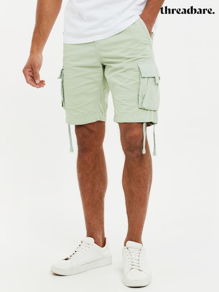 Threadbare Light Green Cargo Shorts (Q48479) | €17