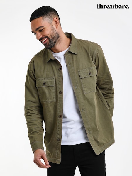 Threadbare Khaki Lightweight Jacket (Q48569) | $55