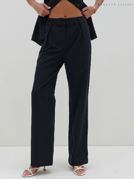 Pretty Lavish Black Harlee Waistcoat (Q48620) | €37