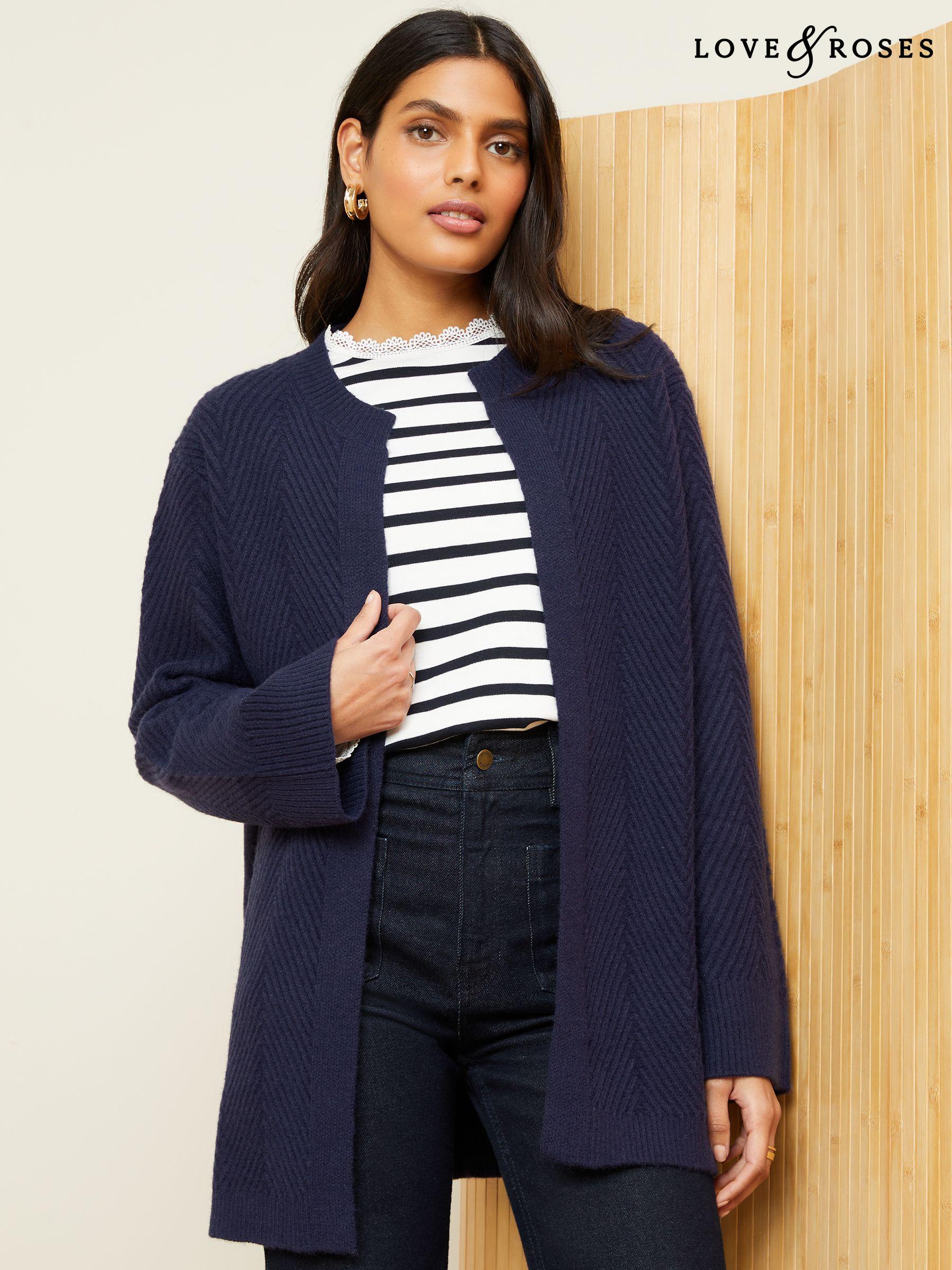 Women s Cardigans Love Roses Blue Knitwear Next Singapore