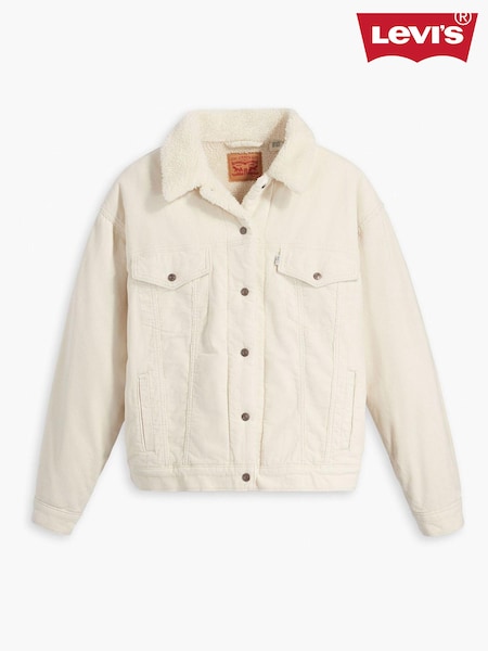 Levi's® White Curve 90s Sherpa Trucker Jacket (Q49370) | €77