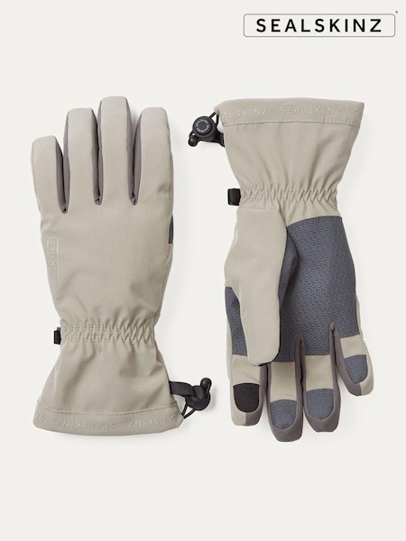 Gri - Sealskinz Womens Drayton Waterproof Lightweight Gauntlet Gloves (Q49406) | 161 LEI