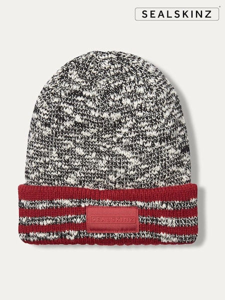 Gri - Sealskinz Horsey Waterproof Twisted Yarn Beanie (Q49418) | 167 LEI
