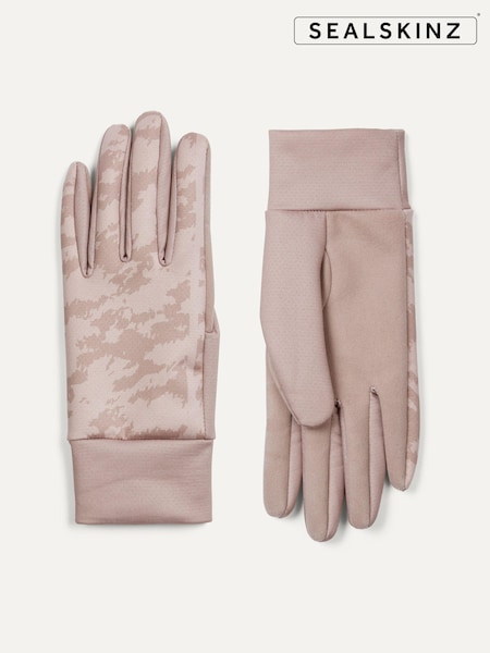 Roz - Sealskinz Womens Ryston Water Repellent Skinz Print Nano Fleece Gloves (Q49433) | 146 LEI