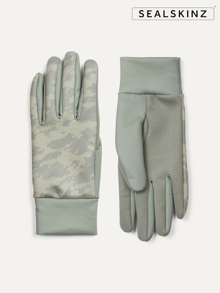 Sealskinz Womens Ryston Water Repellent Skinz Print Nano Fleece Gloves (Q49449) | €37