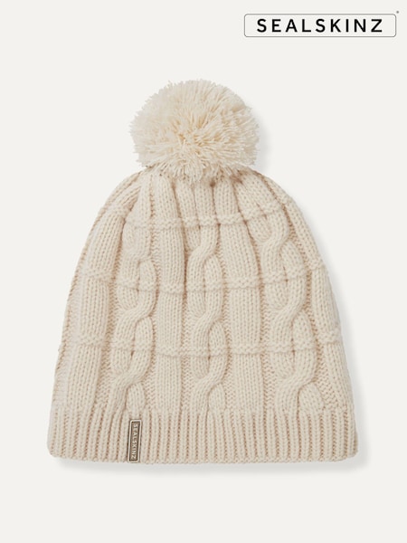 Sealskinz Hemsby Waterproof Cold Weather Cable Knit Bobble Hat (Q49487) | €46