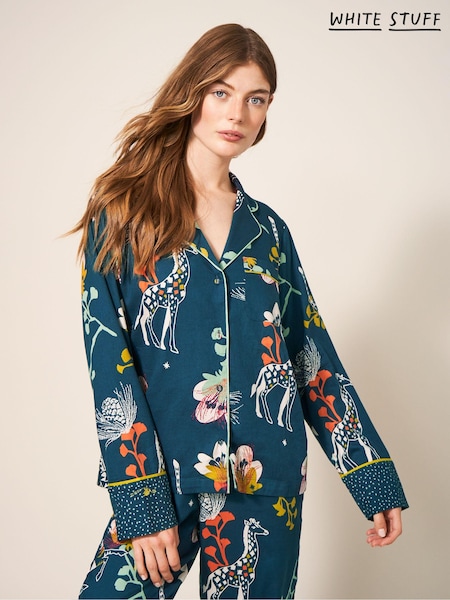 White Stuff Blue Nina Organic Shirt (Q49666) | €18.50
