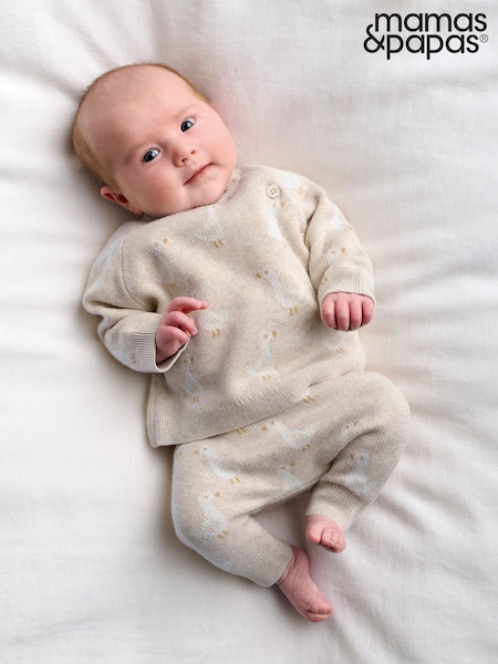 Maro - Mamas & Papas Duck Knitted Top & Leggings Set
