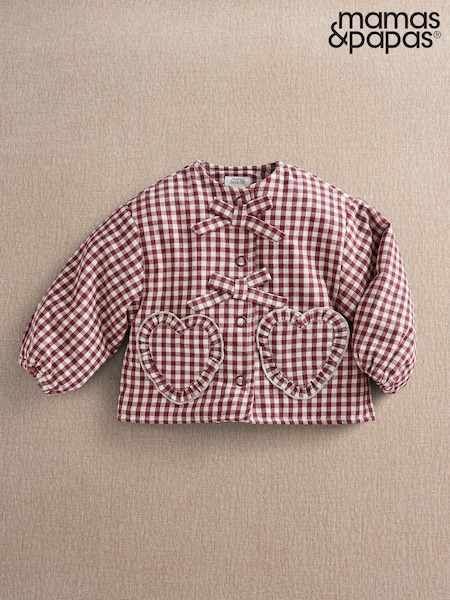 Vermelho - Mamas & Papas Gingham Jacket