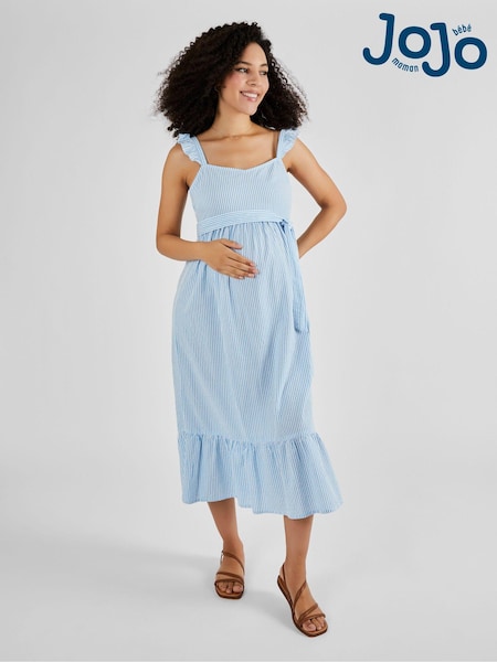 Jojo Maman Bébé Striped Maternity Midi Summer Dress (Q50715) | €80
