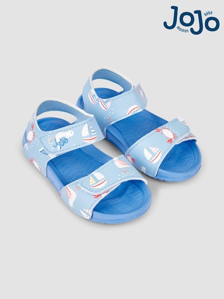 JoJo Maman Bébé Blue Summer Sandals (Q50732) | €20