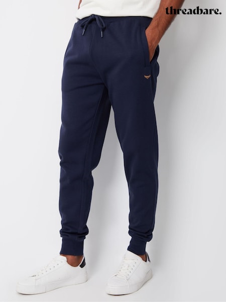 Темно-синій - Threadbare Cotton Blend Joggers (Q50948) | 1 202 грн