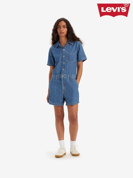 Levi's® Short Sleeve 100% Cotton Heritage Romper (Q51244) | 50 €