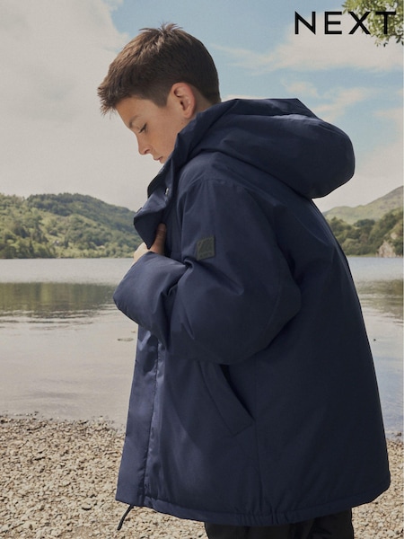 Navy Padded Puffer Coat (3-16yrs) (Q51573) | €12 - €15