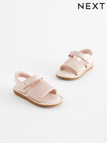 Pink Glitter Occasion Sandals (Q51599) | € 12 - € 13