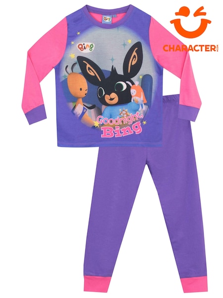Character Purple Bing 100% Cotton Bing Pyjamas (Q52566) | 37 QAR