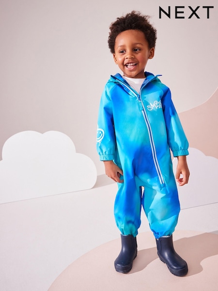 Modrá - Waterproof Fleece Lined Puddlesuit (3mths-7yrs) (Q53251) | 835 Kč - 985 Kč