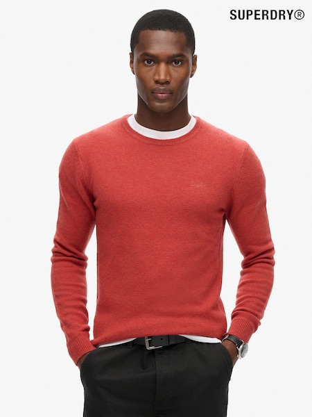 SUPERDRY Orange Essential Crew Jumper (Q53338) | €34