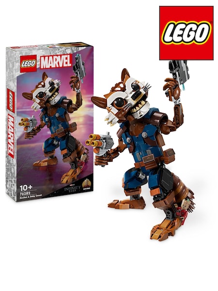 Lego Marvel Rocket  Baby Groot Buildable Toy Figures 76282 (Q53876) | €74