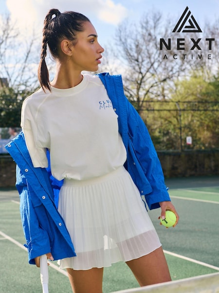 White Active Pleated Tennis Skort (Q53909) | €8