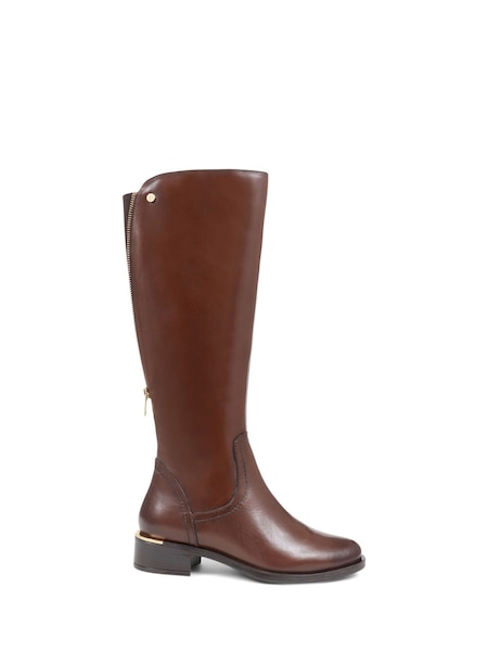 Pavers Brown Pavers Smart Knee High Brown Boots (Q54408) | €57